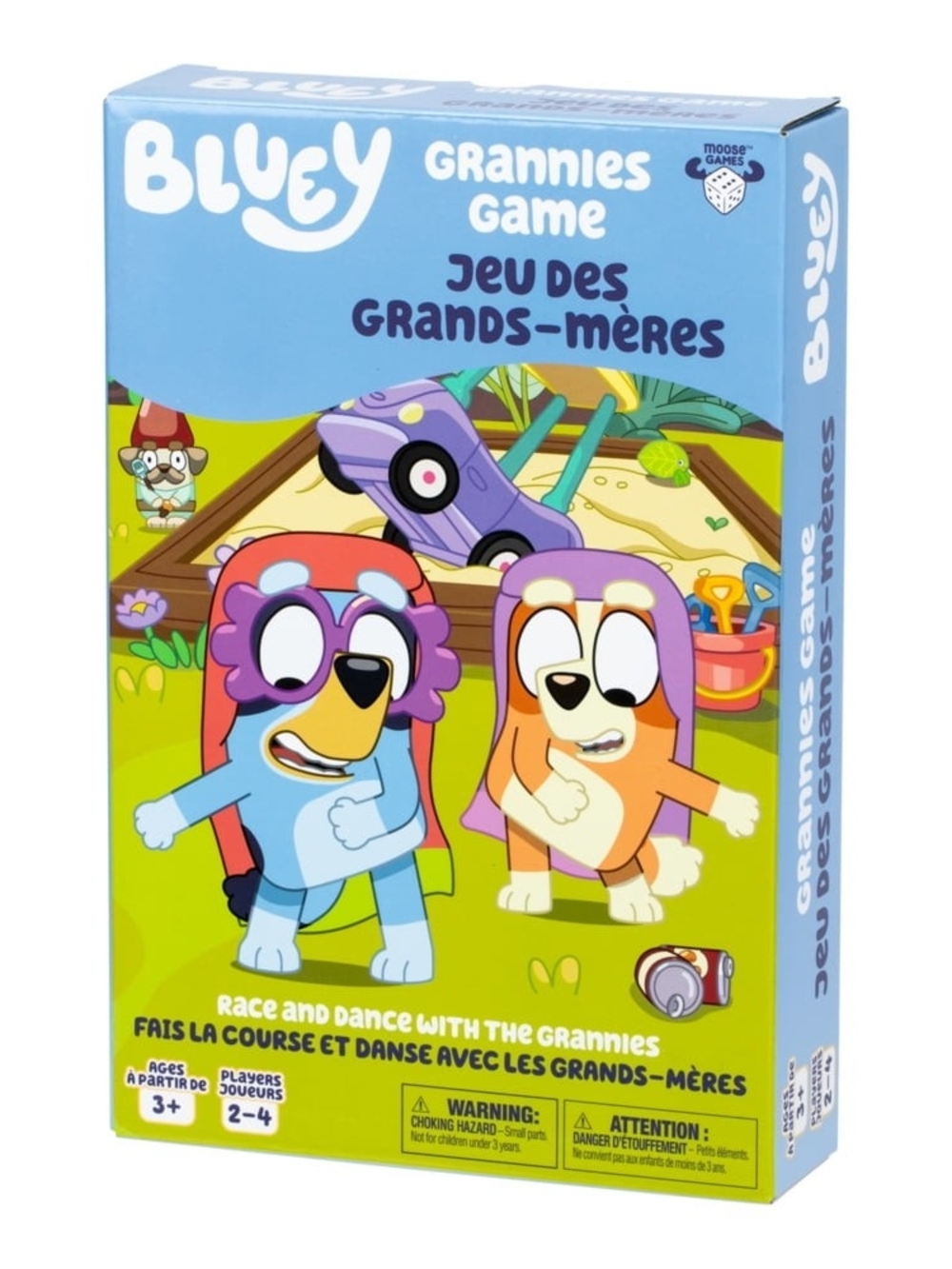 Bluey Grannies Game: Race & Dance 2-4 Players, Kids Family Board Game